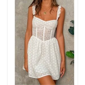 White Beginning Boutique Dress